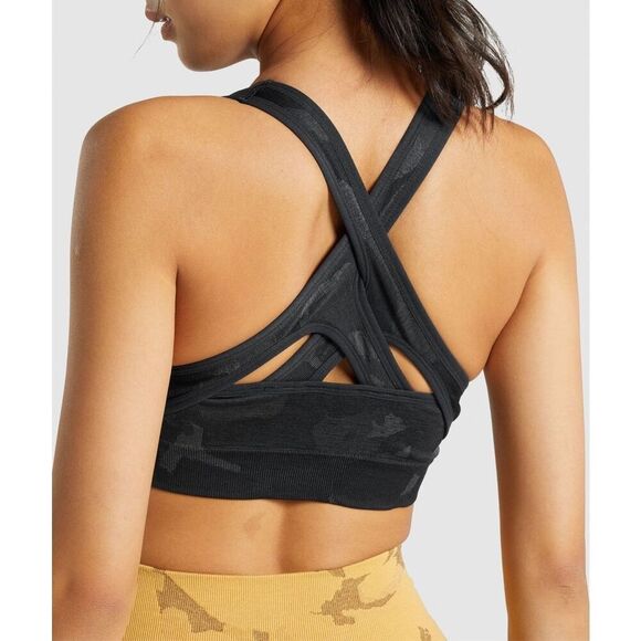 Gymshark Adapt Camo Seamless Sports Bra Size M - Picture 2 of 8